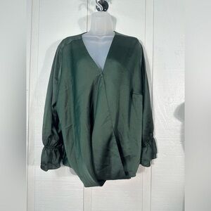 Vince Camuto Forest Green Top